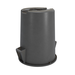 Carlisle 84105523 Trash Bin, 55 Gal, 33"H, Gray, Poly, NSF