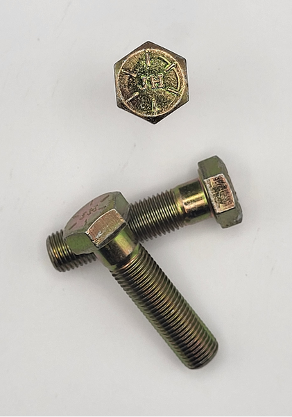 1/2" - 20 X 2" HEX HEAD CAP SCREW SAE J429 GR 8 ZINC YELLOW