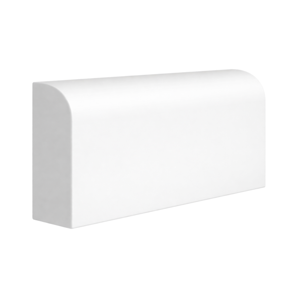 Pure White Scribe Moulding - 3/4"W x 1/4"D x 96"H