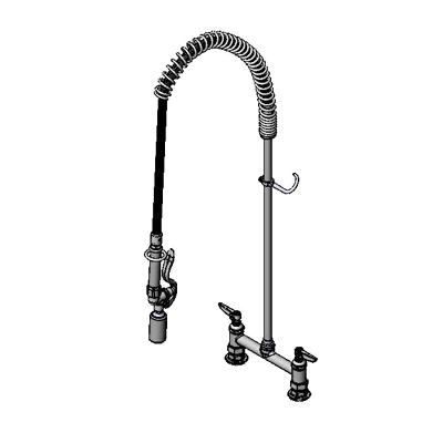 T&S Brass B-0123-J EasyInstall Pre-Rinse Unit Deck Mount Base