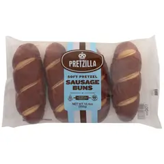 BUNS SAUSAGE PRETZEL SLICED | 12/6 BUNS