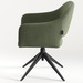 CHK68068GRN0707 - SARON GUEST CHAIR - Green with Memory Spider Base