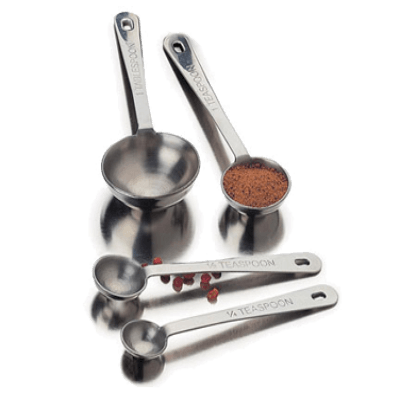 Focus Foodservice 528 Basic Ingredients Measuring Spoon Set 4-Piece