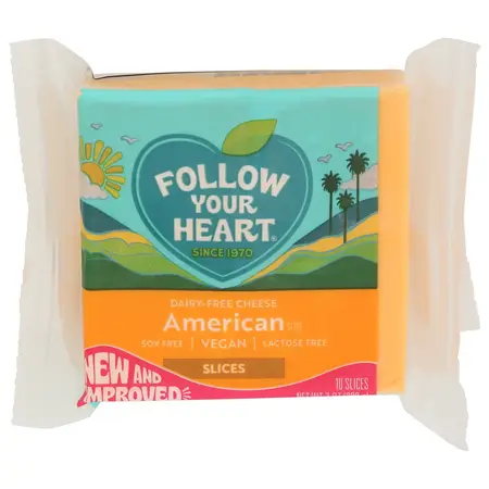 CHEESE VEGAN AMERICAN SLICES | 11/7 OZ
