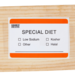 Cook's Brand 2" x 3" Special Diet Label