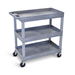 LUXOR EC111-G 32" x 18" Tub Cart - Three Shelves