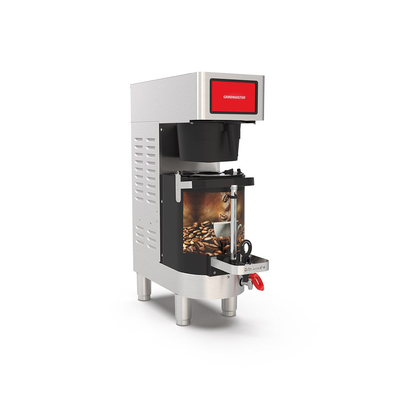 Grindmaster-Cecilware PBC-1W Touchscreen With Digital Interface Warmer) Single Brewer For 1.5-Gallon Shuttle® With Stand (Ws15 GRINDMASTER PrecisionBrew™ Warmer Shuttle Coffee Brewer