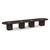  18' Classic Racetrack Conference Table with Cube Base - Espresso