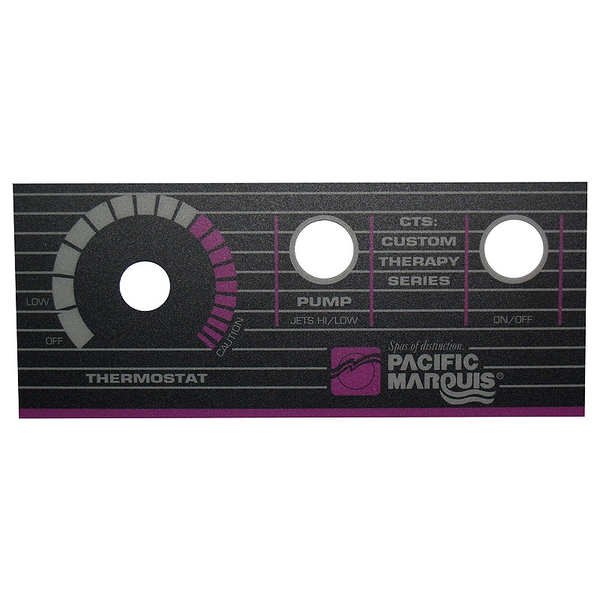 Marquis Pacific 1000 2-Button Overlay 650-0010