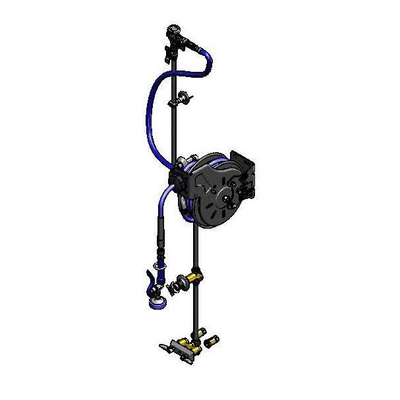 T&S Brass B-7212-U01XS3 Hose Reel Assembly Open