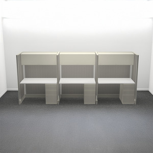 WEBBTYP17 - 67"H, 3-Pod, 4' x 2' Webb Typical - no power