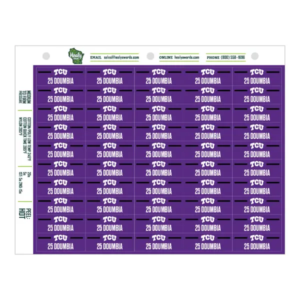 Laundry Loop Heat Press Label Sheets