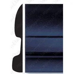 2 1/2" Black Embossed Body Side Molding - Profile 1