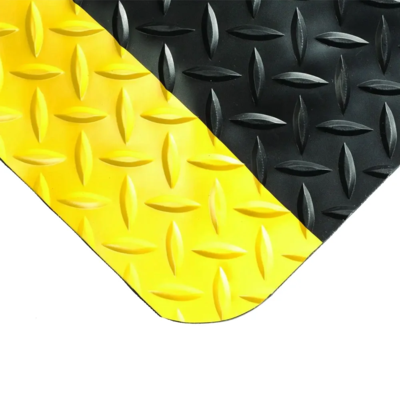 Smart No. 497 Diamond Mat - 3' x 5' - Black/Yellow
