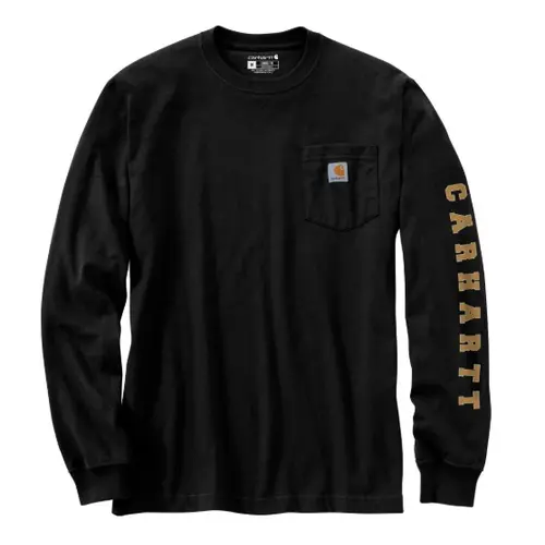 Carhartt K107820 - Irvine Relaxed Pointer LS T-Shirt - Black