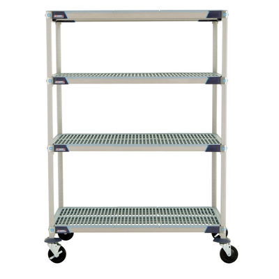 Metro X556BGX3 Metromax I Stem Caster Cart Open Grid Shelf