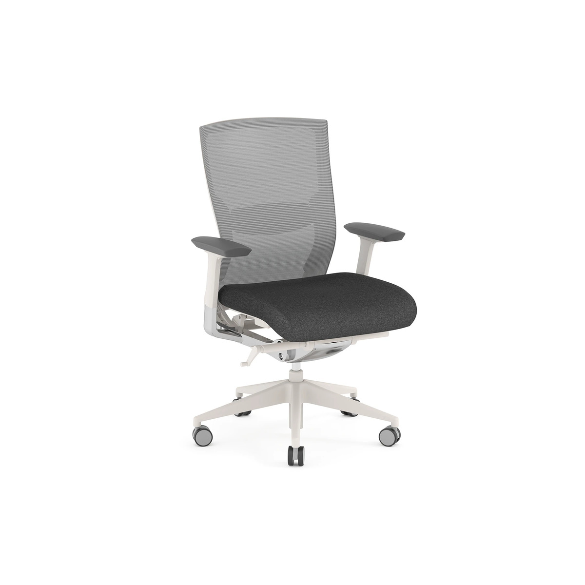Propel Office Chair - White Mesh Back with Charcoal Seat