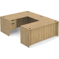 Classic U-Shape Executive Workstation 96" x 66" with Box/File Pedestal - Aspen
