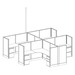WEBBTYP14 - 53"H, 4-Pod, 6' x 6' Webb Typical - powered