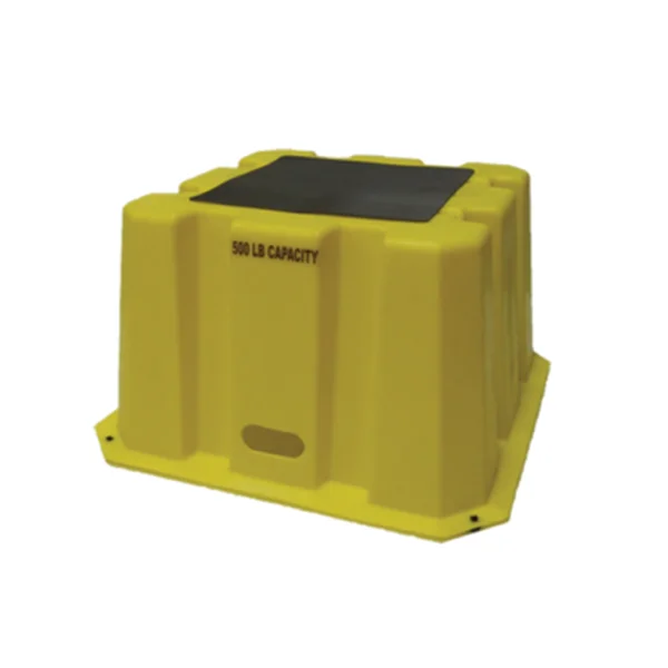 Step Stool - Industrial - Nestable - 1 Step - 14-3/4" Height - 500 lb Capacity