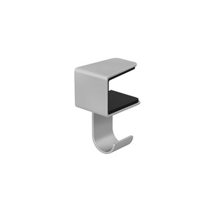 PLTBH- TABLE MOUNT BAG HOOK- Silver