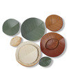 Hazara Leaf Plate Green 8.75" x 8.25"