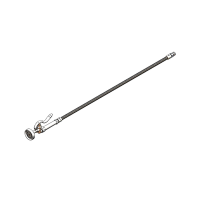 T&S Brass B-0100-UNIV Spray Valve 44" Flexible Stainless Steel Hose
