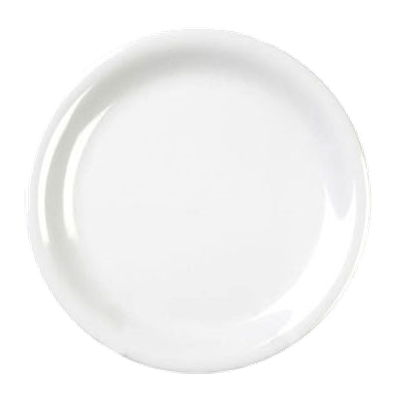 Thunder Group Cr110W White Melamine White 10-1/2" Narrow Rim Plates