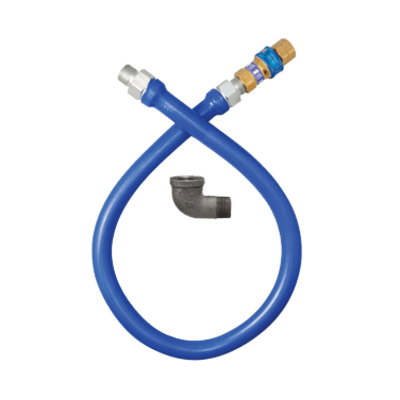 Dormont Manufacturing 16125BPQ24 Dormont Blue Hose Moveable Gas Connector Hose Assembly 1-1/4" Dia.