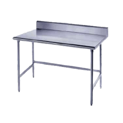 Advance Tabco TKSS-366 36" Wide Top Work Table with Splash at Rear
