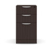 PL166 BOX/BOX/FILE PEDESTAL- ESPRESSO