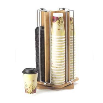 Cal-Mil 1468 9" dia. x 18-1/2"H Cup/Lid Organizer