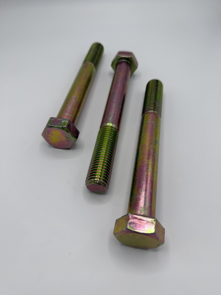 M20 - 2.5 X 170MM ISO 4014 PT HEX HEAD CAP SCREW 10.9 ZINC YELLOW