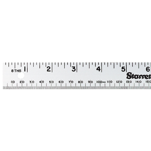 STARRETT MS-2 Aluminum Meter Stick Metric/English