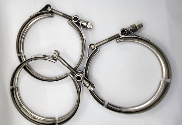 102.64MM X 19.05MM W HOSE CLAMP V BAND STAINLESS STEEL BAND PLAIN PER PRINT
