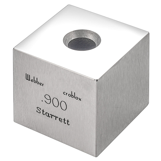 STARRETT SC .900 AA Square Croblox Gage Block - .900 In., Grade AA
