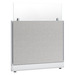 MGLS1346 - 13.25"H x 46" TOP CLEAR GLASS PANEL w/CLAMP (Pair)