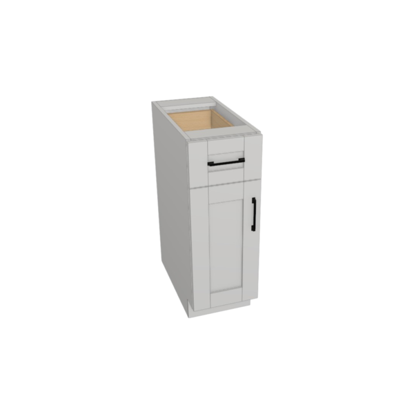 Hampton Pure White Box  Vanity Base Kit - 12"X 34 1/2”H X 21”D