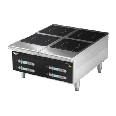 Vollrath 924HIDC Heavy-Duty Induction Hotplate-4 Hob Digital Control Back of The House