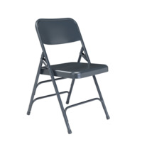 NPS 304 NPS® 300 Series Deluxe All-Steel Triple Brace Double Hinge Folding Chair, Pack of 4