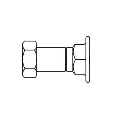 T&S Brass B-0440 Inlet Extension Adds 1-3/4" to Standard