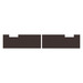 PL38MOD2 PAIR MODESTY PANELS- ESPRESSO