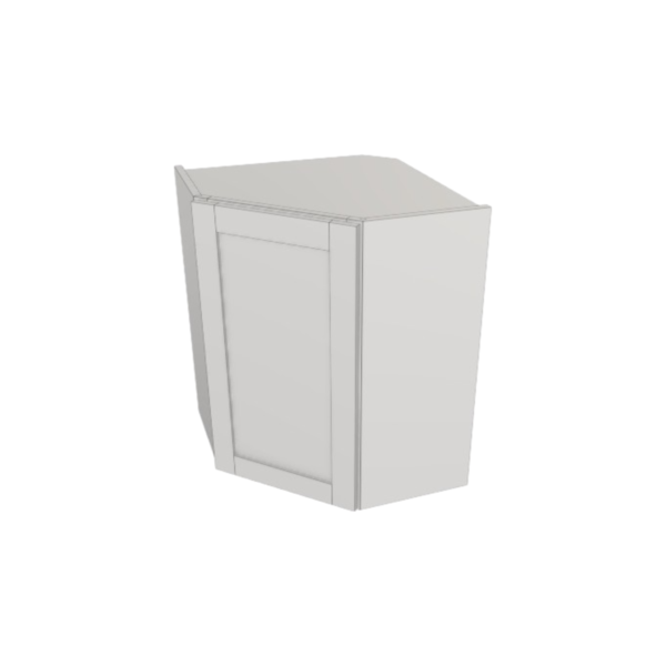 Metropolitan White Wall Diagonal Corner - 24 W X 30 H X 12 D