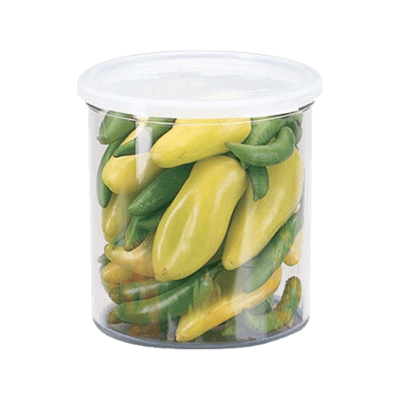 Cambro 1.2 Qt Crocks w/White Lids