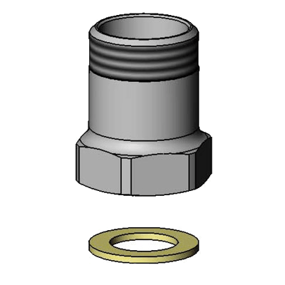 T&S Brass B-0411-F20 Adapter Swivel-to-Swivel