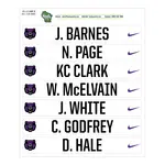 Camp Identification Sticker Sheets