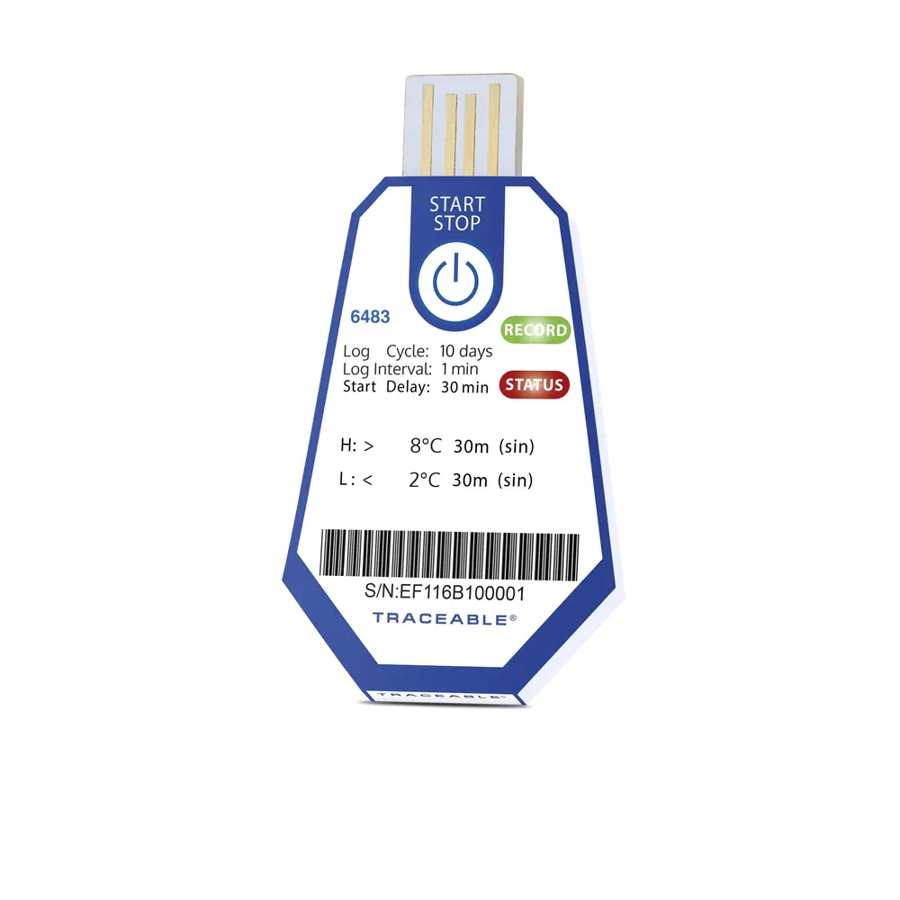 TraceableOne™ Single-Use Datalogging Thermometer