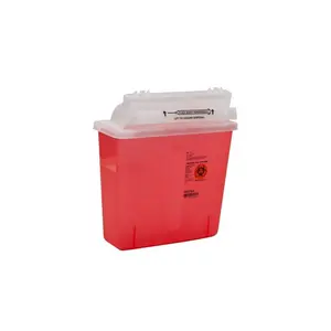 Sharp Container 5qt red translucent w/ lid  8507SA