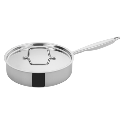 Winco TGET-3 3 Qt. Tri-Gen™ Induction-Ready Sauté Pan