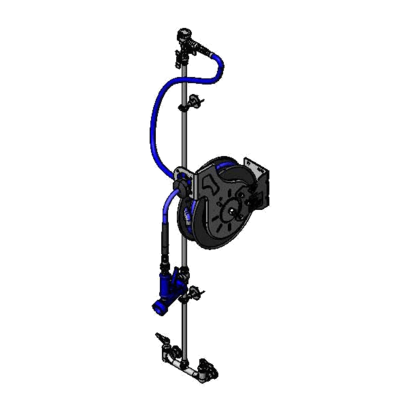 T&S Brass B-1433-713202QD Hose Reel System Open